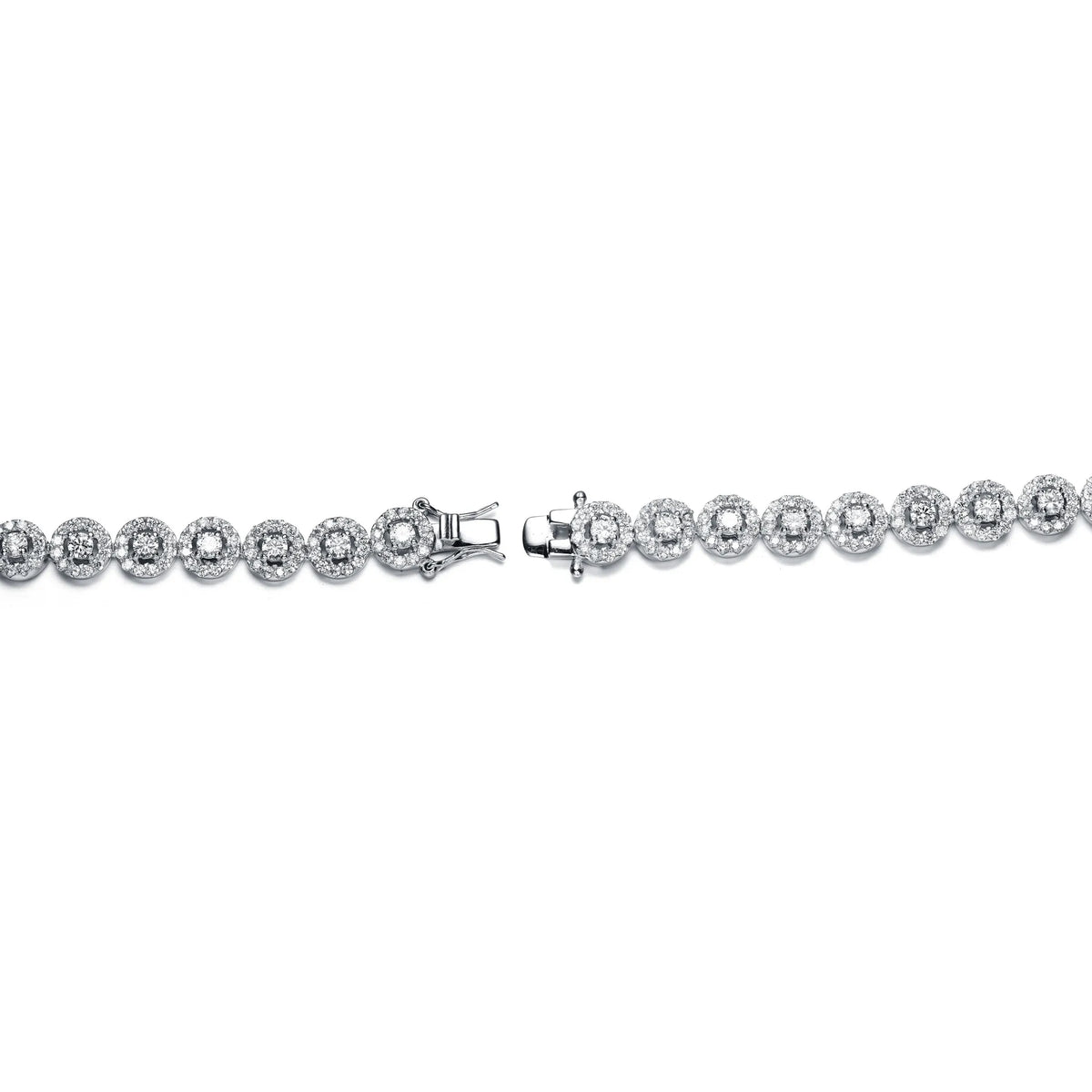 Collette Z Sterling Silver Cubic Zirconia Wreath Bracelet