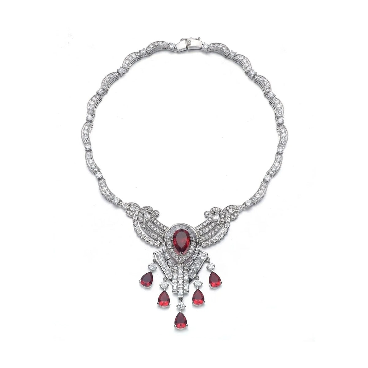 Collette Z Sterling Silver Cubic Zirconia Tribe Necklace