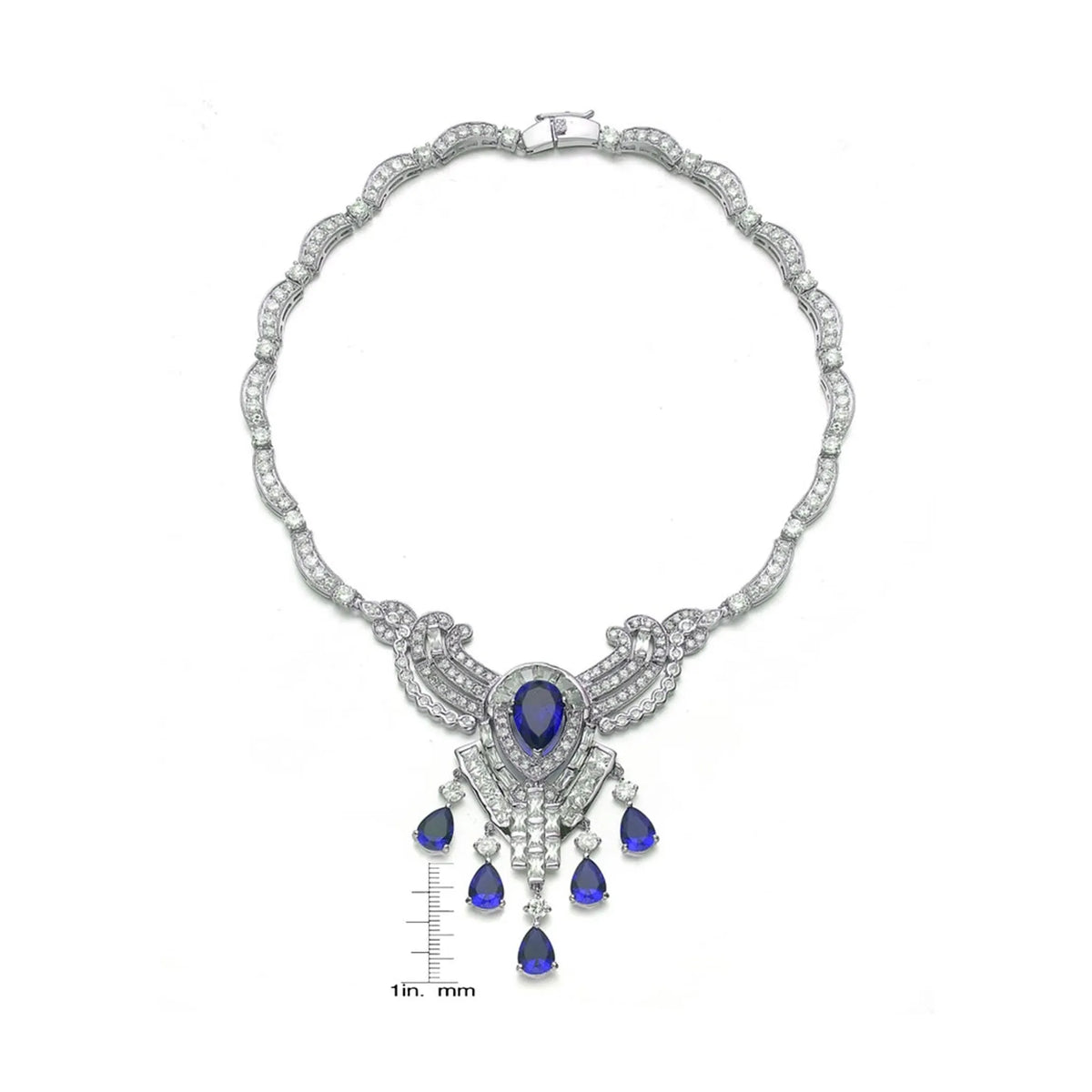 Collette Z Sterling Silver Cubic Zirconia Tribe Necklace