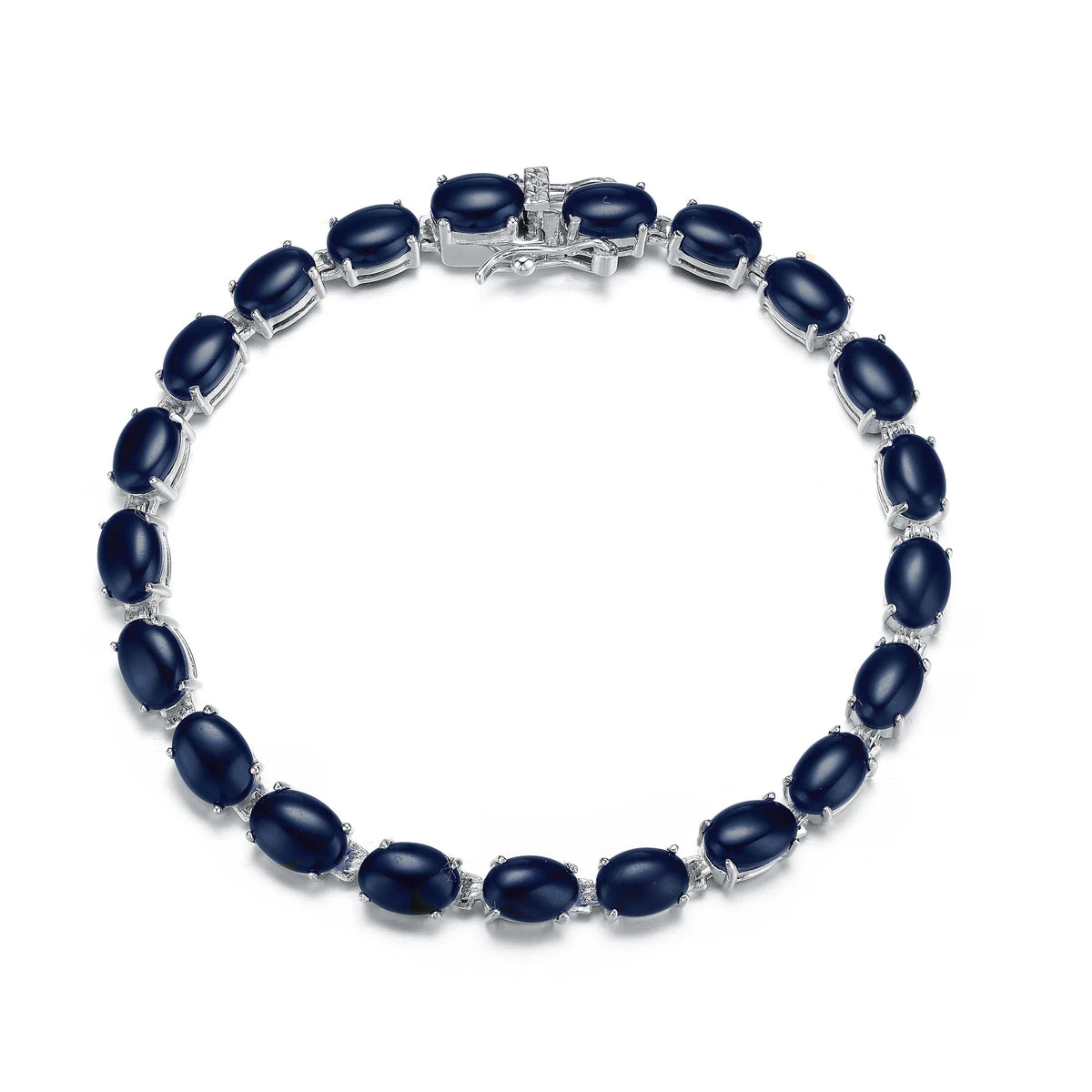 Collette Z Sterling Silver Black Stone Bracelet