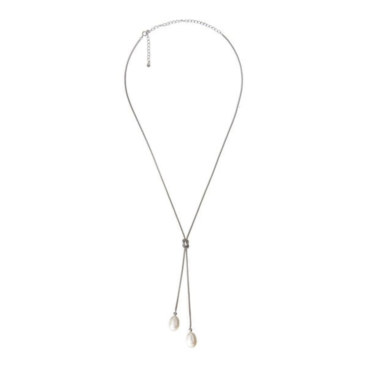 Collette Z Sterling Silver Pearl Drop Necklace