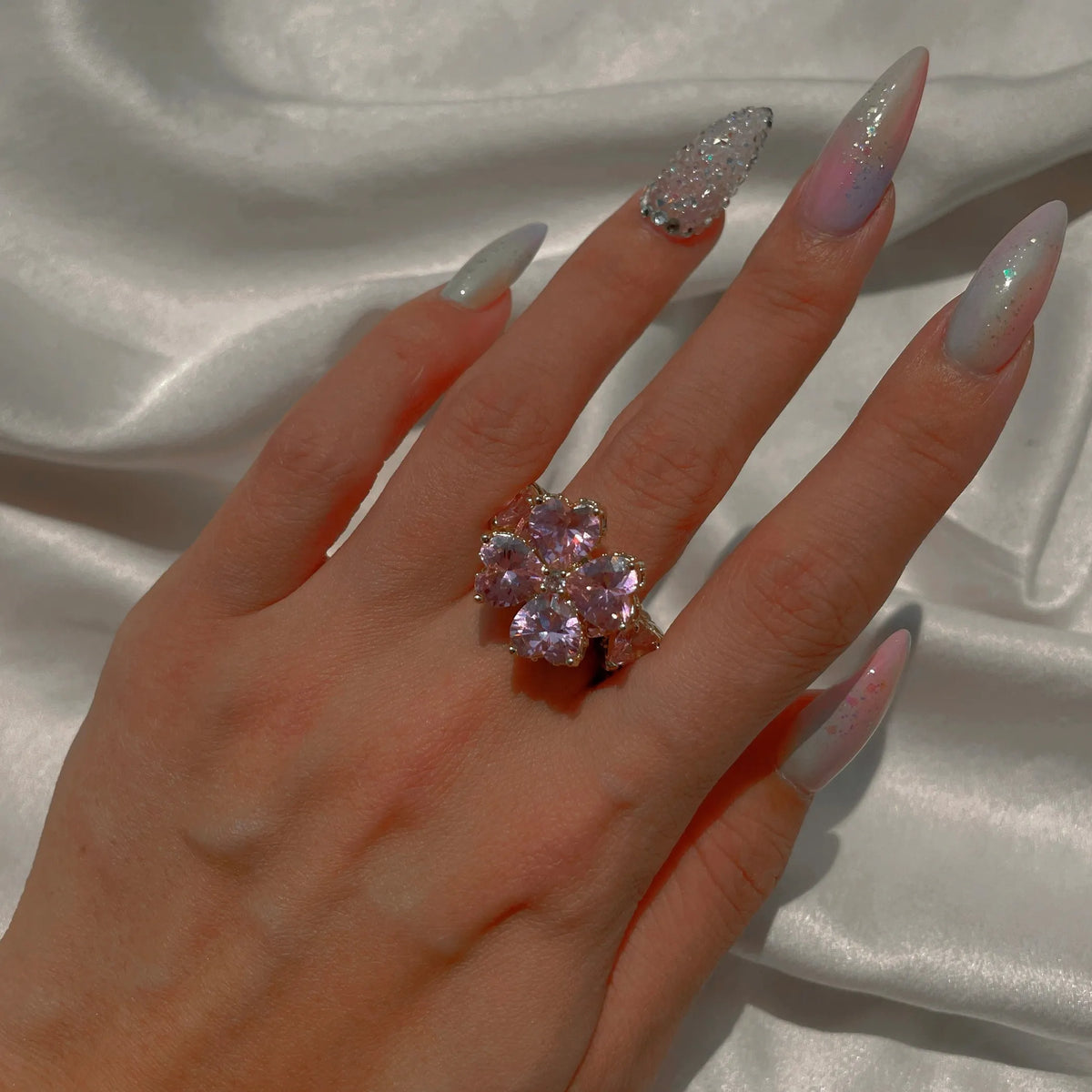 Riviera Princess Pink Ring