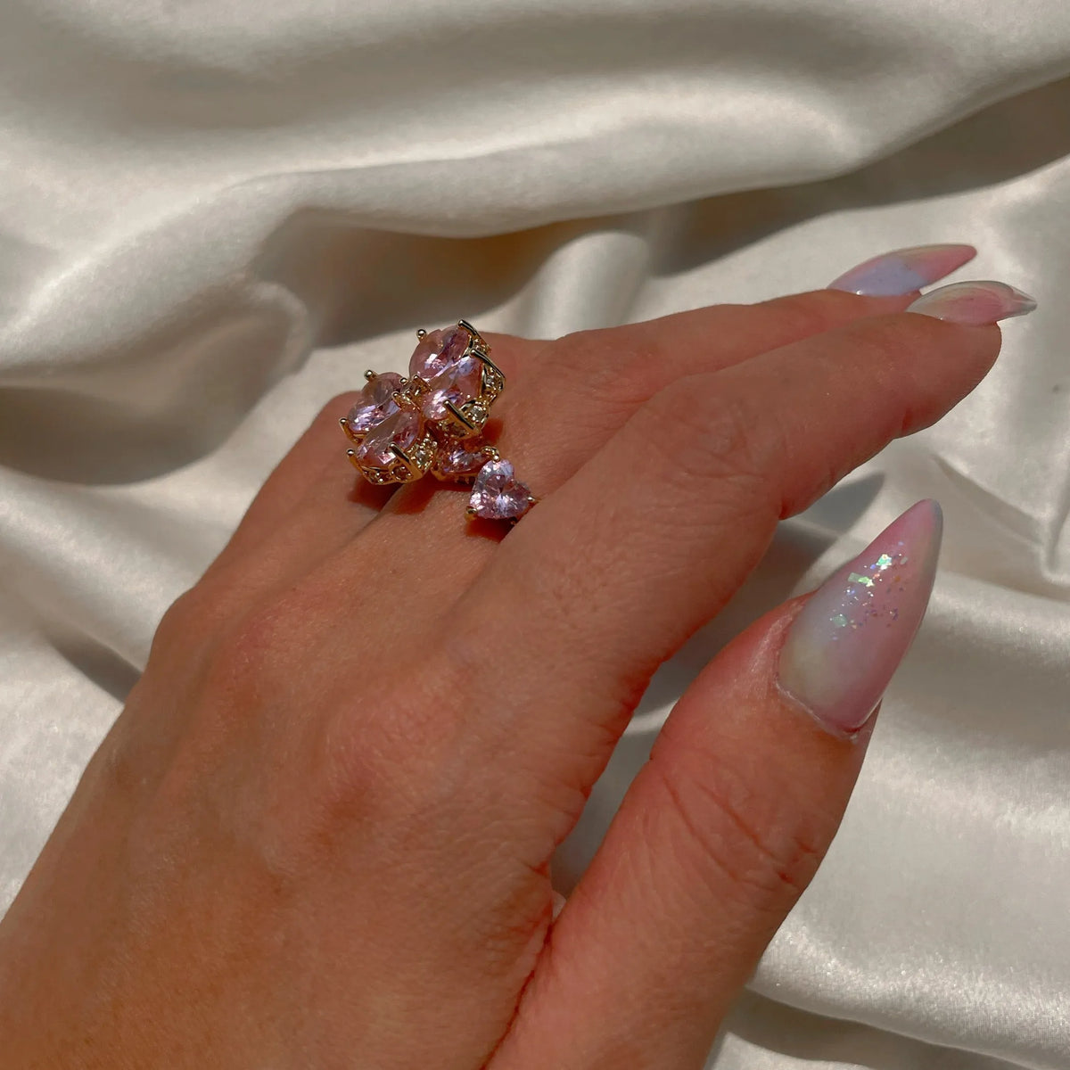 Riviera Princess Pink Ring