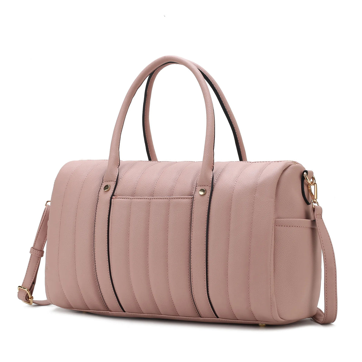 Luana Quilted Vegan Leather Women's Duffle Bag