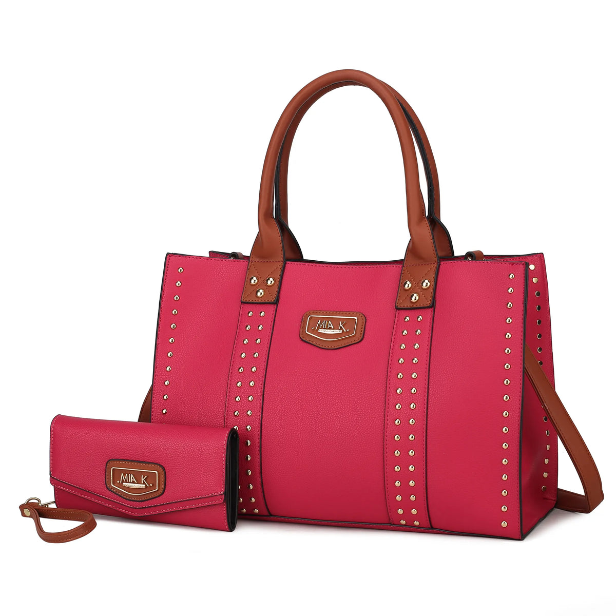 Davina Vegan Leather Womens Tote Bag with wallet
