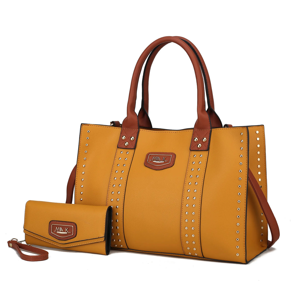 Davina Vegan Leather Womens Tote Bag with wallet