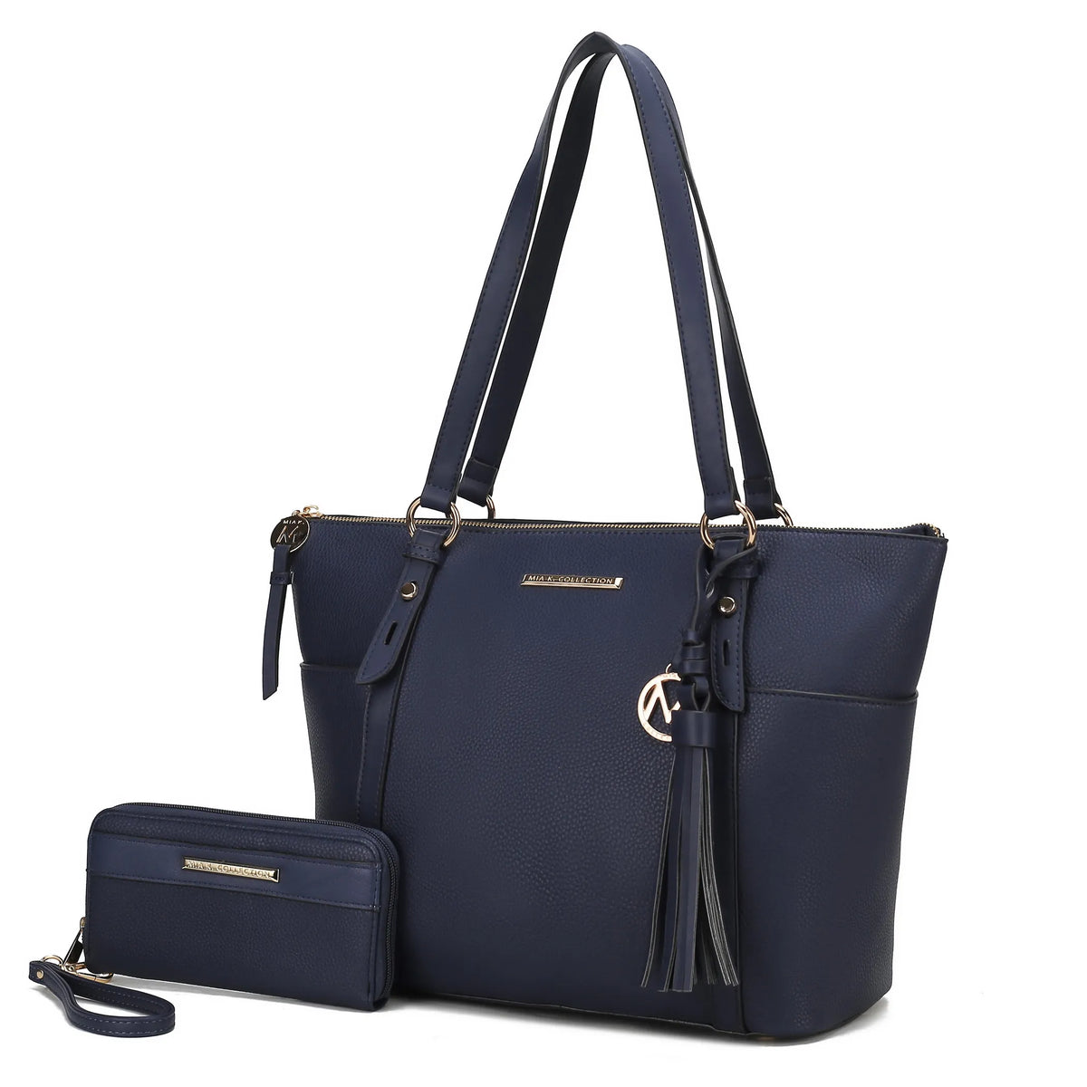 Gloria Vegan Leather Womens Tote Bag with wallet