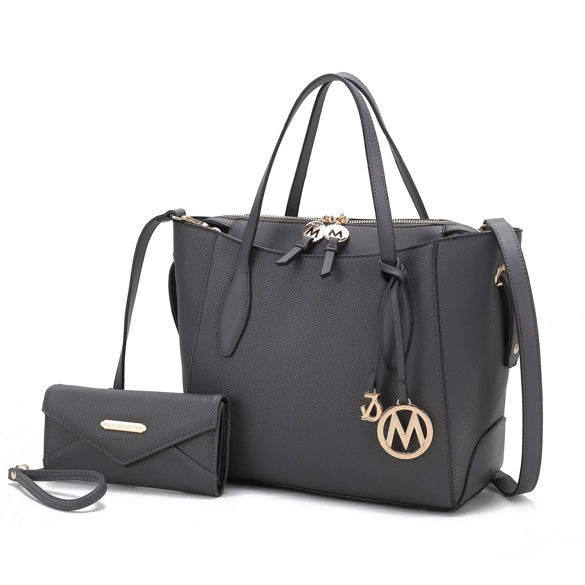 Bruna Vegan Leather Women's Tote Bag with Wallet