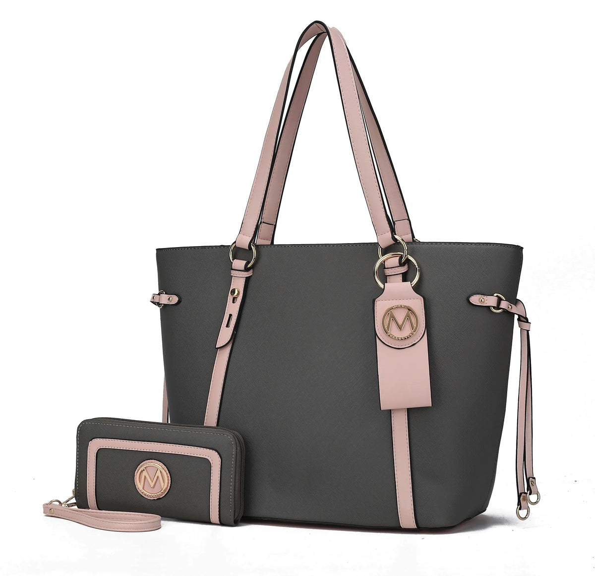 Kioea Tote with Wallet & Detachable Key-Ring Set