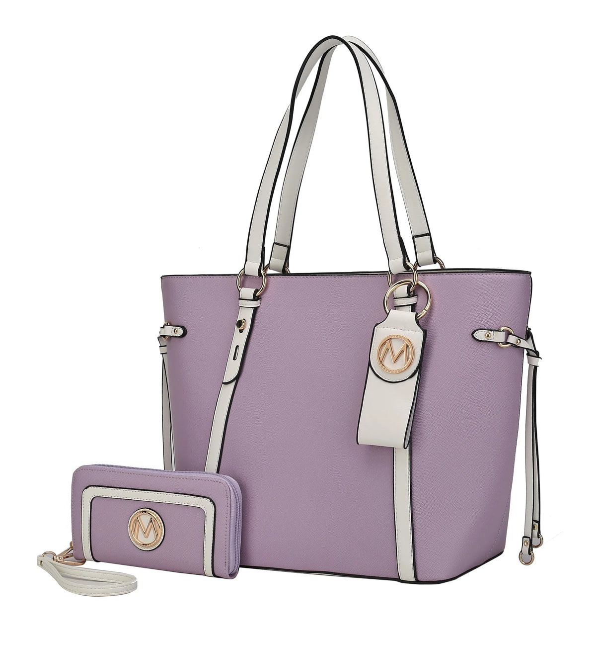 Kioea Tote with Wallet & Detachable Key-Ring Set
