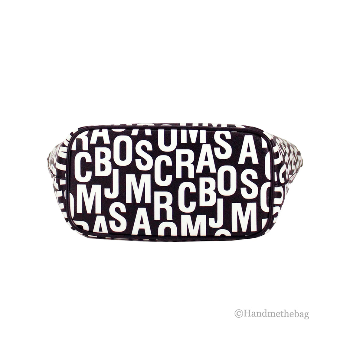 Marc Jacobs Monogram Print Leather Tote Crossbody Bag