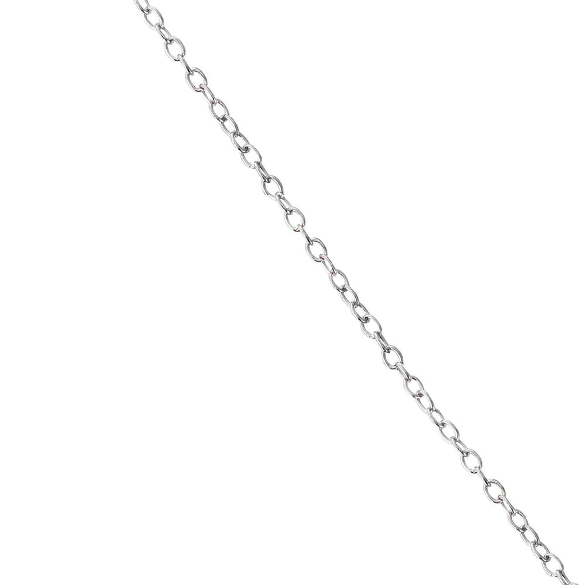 Collette Z Sterling Silver Blue Cubic Zirconia Heart-shape Necklace