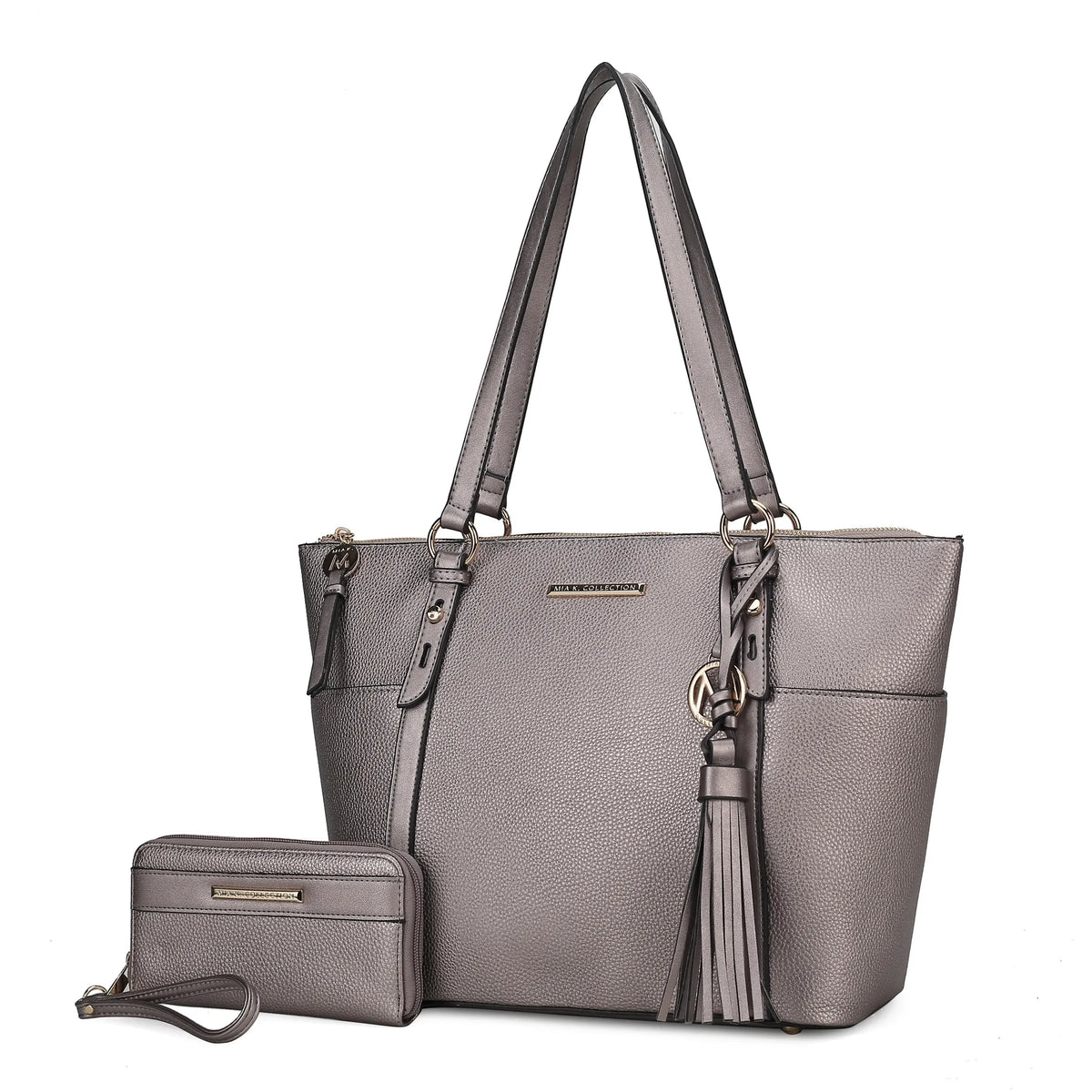 Gloria Vegan Leather Womens Tote Bag with wallet