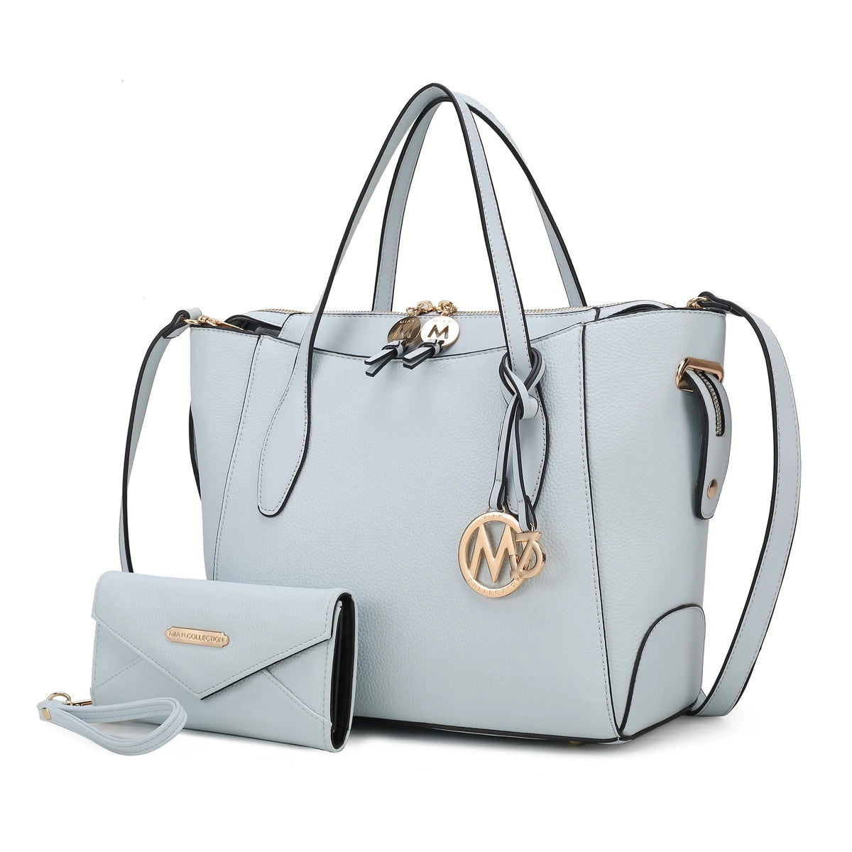 Bruna Vegan Leather Women's Tote Bag with Wallet
