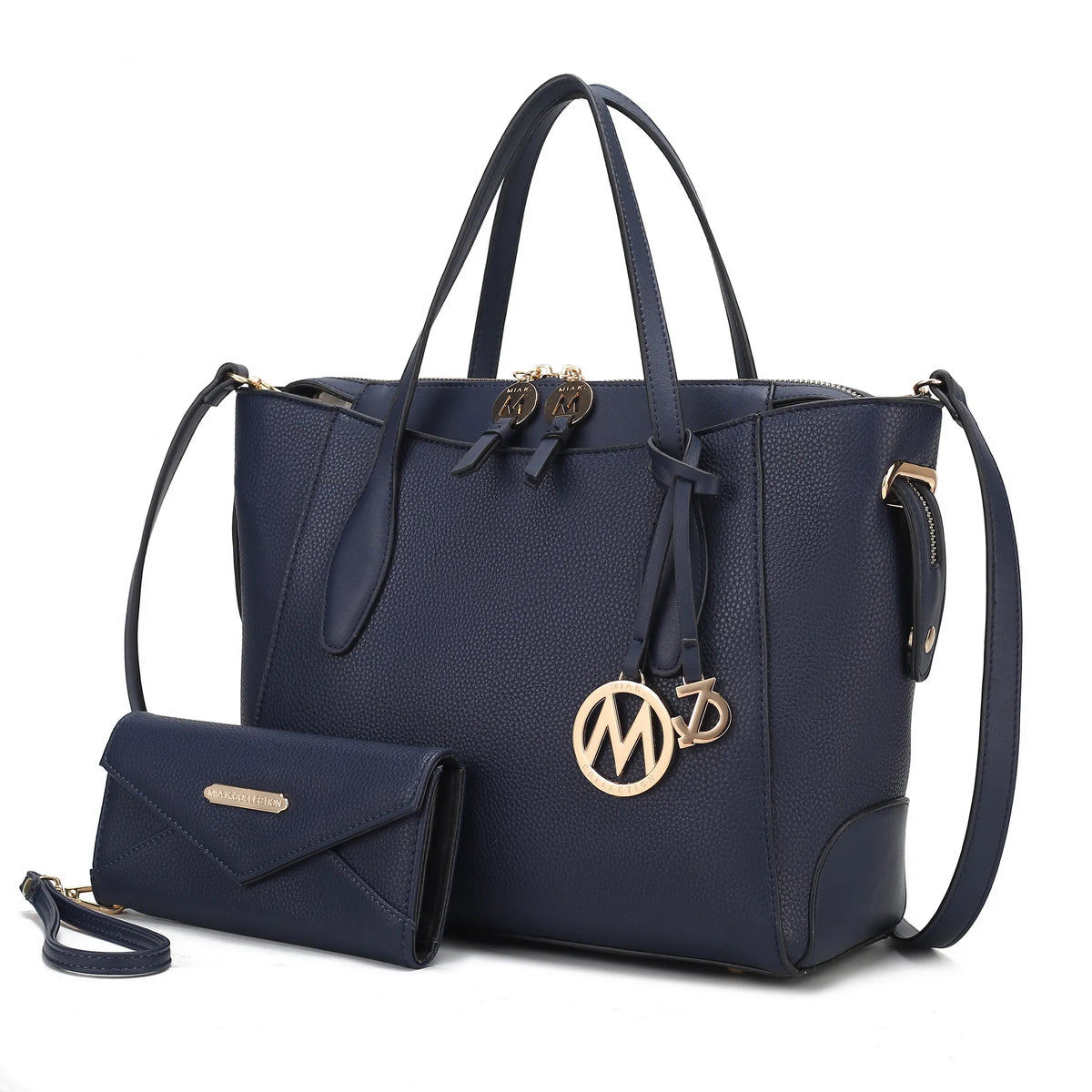 Bruna Vegan Leather Women's Tote Bag with Wallet