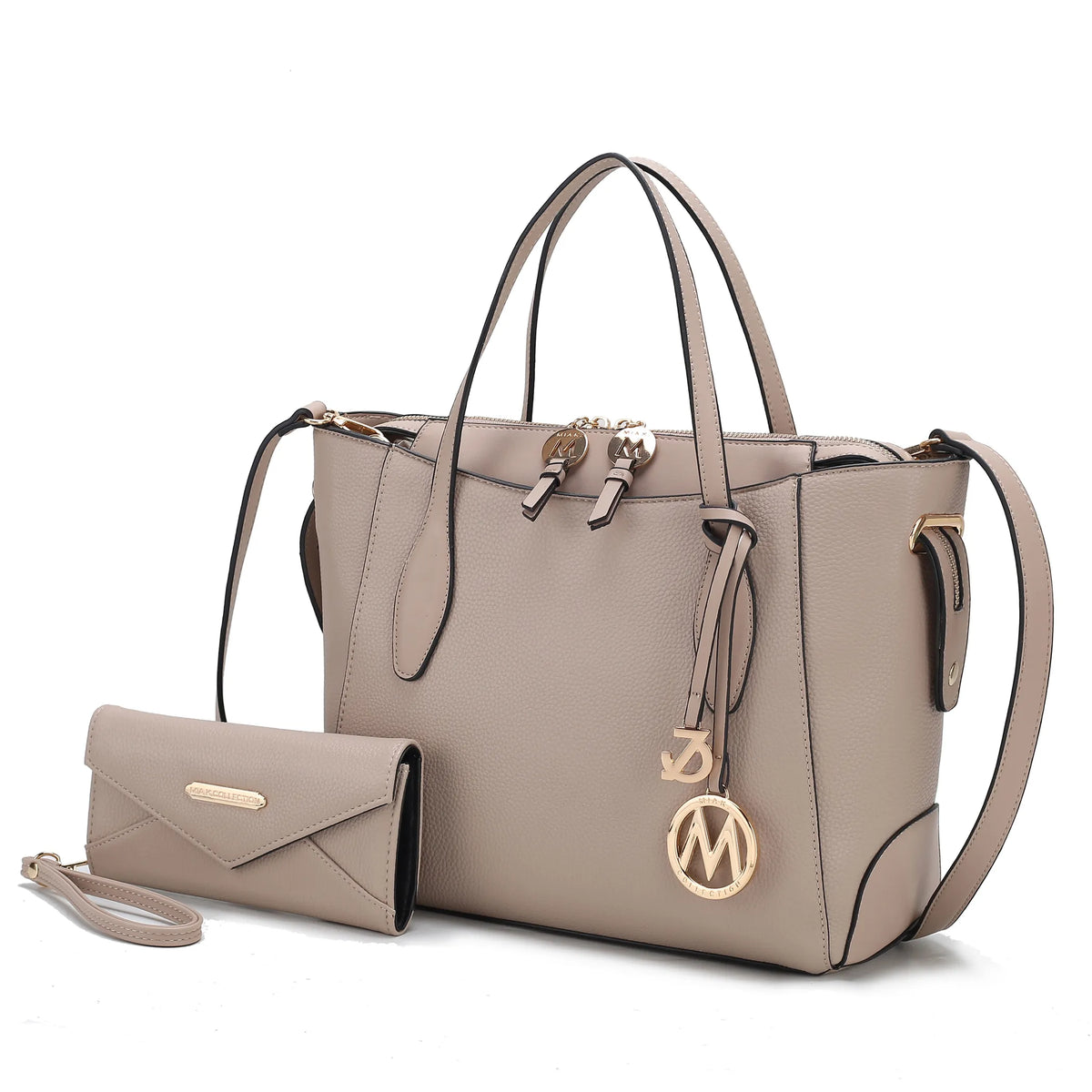 Bruna Vegan Leather Women's Tote Bag with Wallet