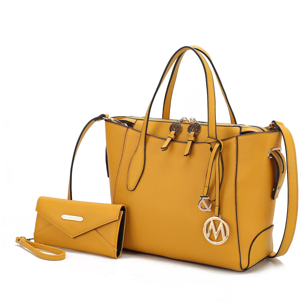 Bruna Vegan Leather Women's Tote Bag with Wallet