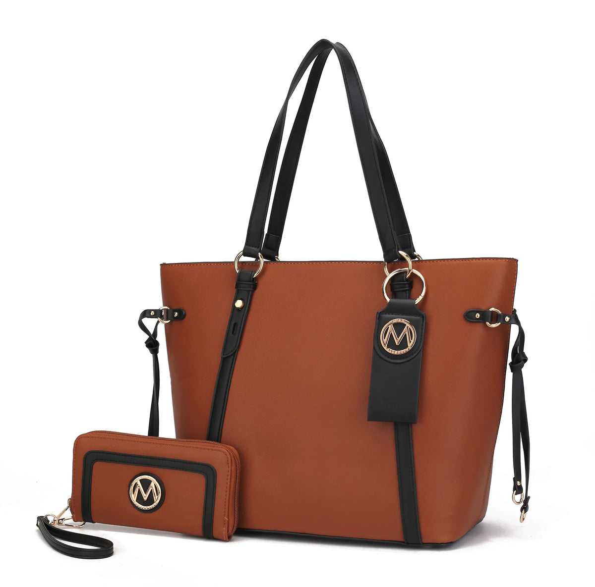 Kioea Tote with Wallet & Detachable Key-Ring Set