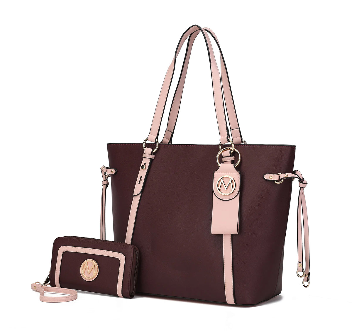 Kioea Tote with Wallet & Detachable Key-Ring Set