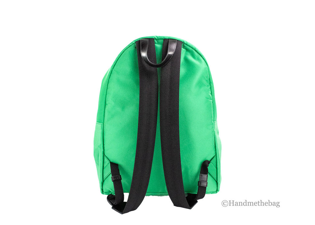Versace Green Nylon Medusa Shoulder Backpack